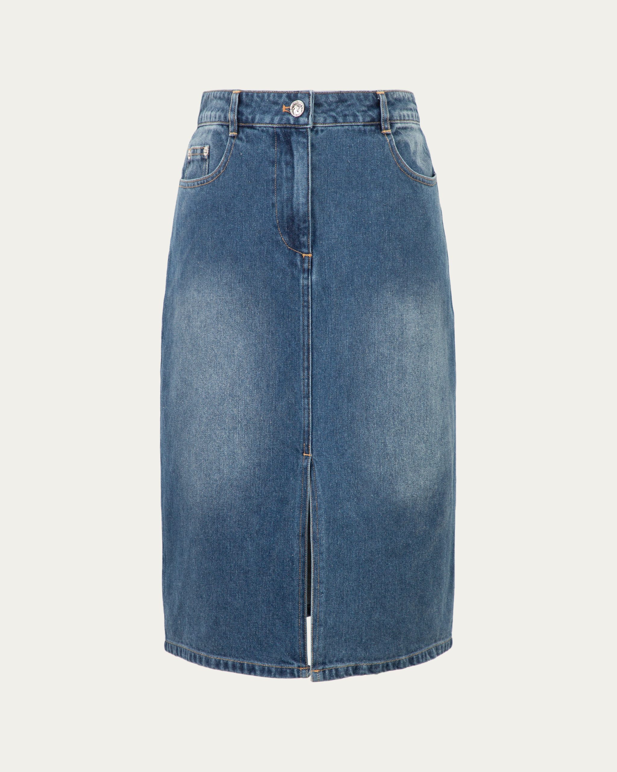 Denim Atelier Midi Skirt - Image 2