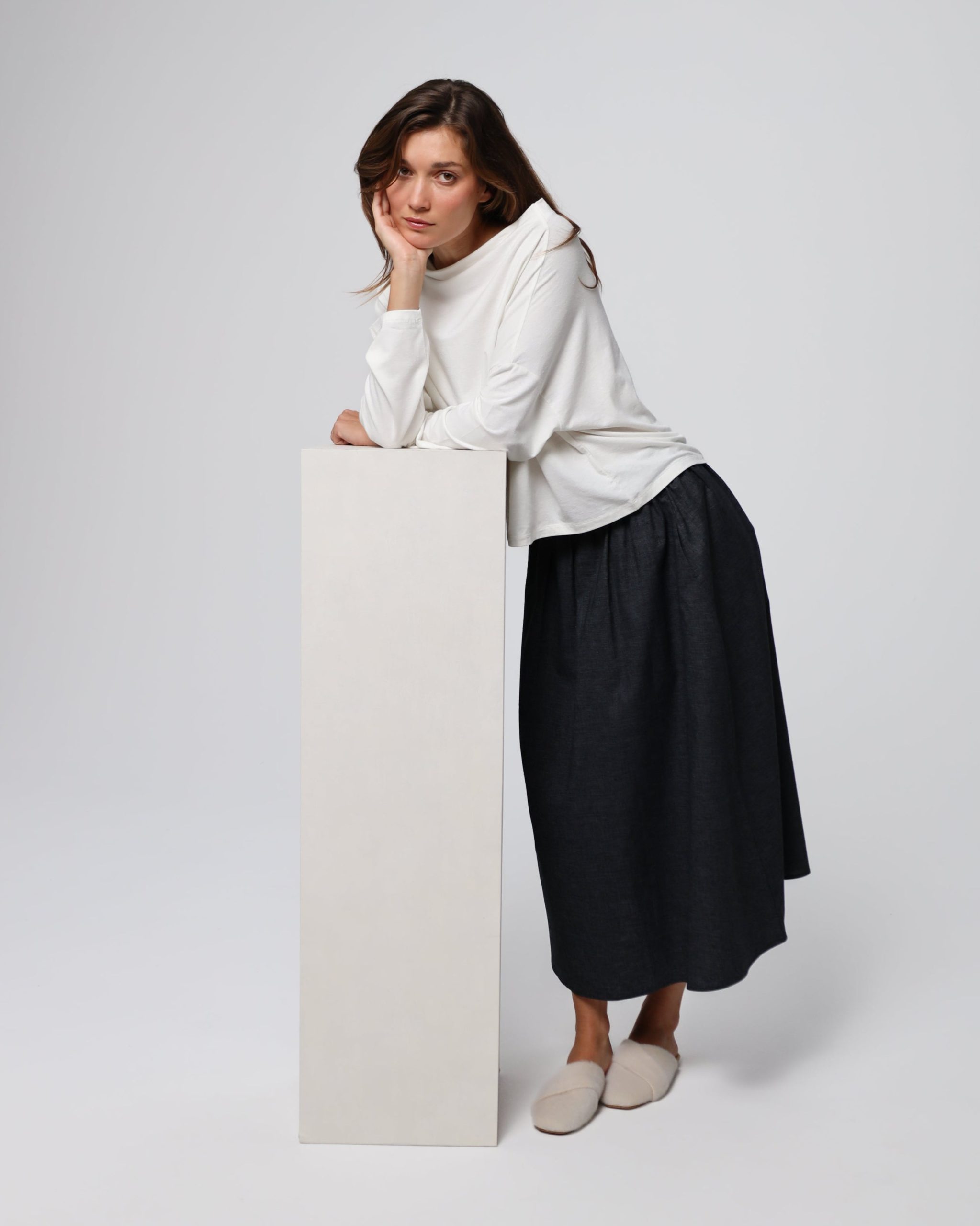 Juana Hemp Blend Maxi Skirt - Image 3