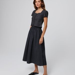 Juana Hemp Blend Maxi Skirt