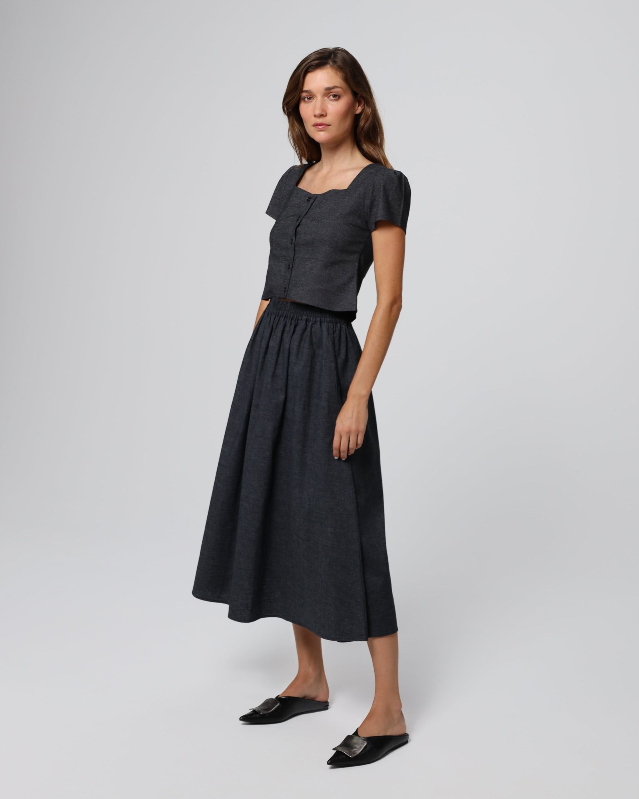 Juana Hemp Blend Maxi Skirt
