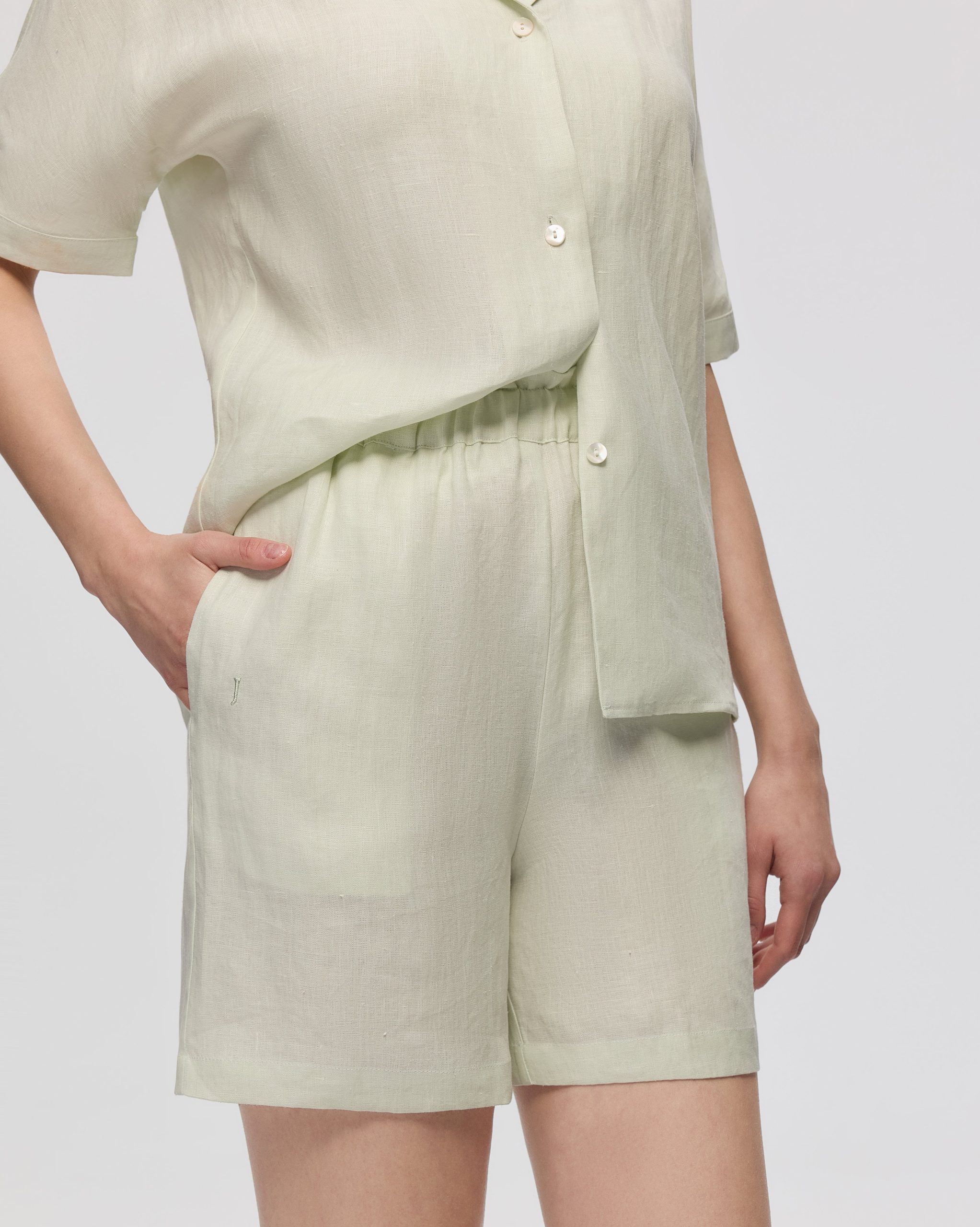 Juana Hemp Pull-on Shorts - Image 5