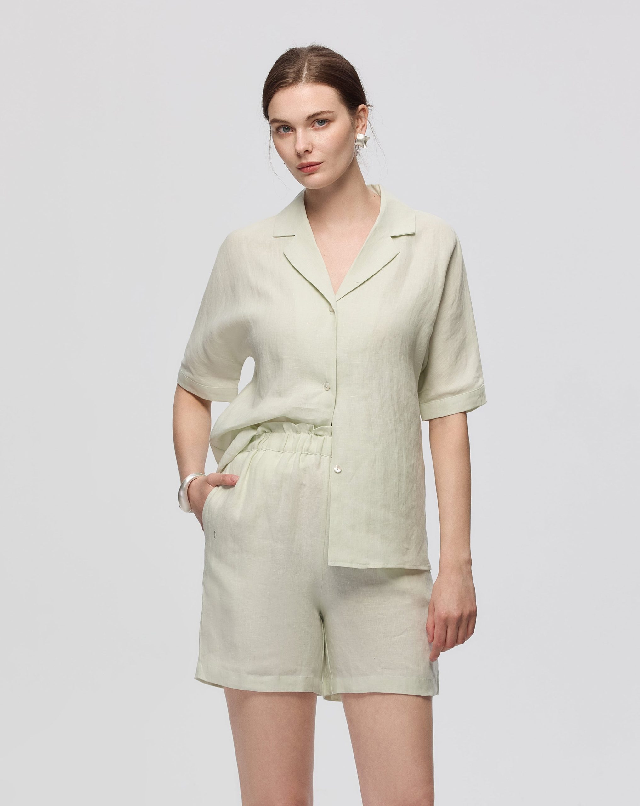 Juana Hemp Pull-on Shorts - Image 3