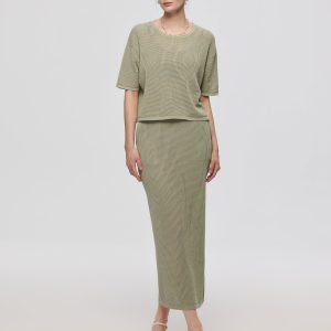 Marina Open Knit Skirt