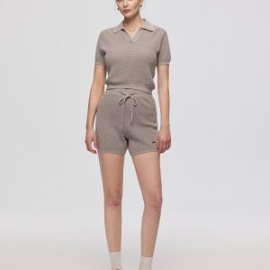 Noa Open Knit Shorts